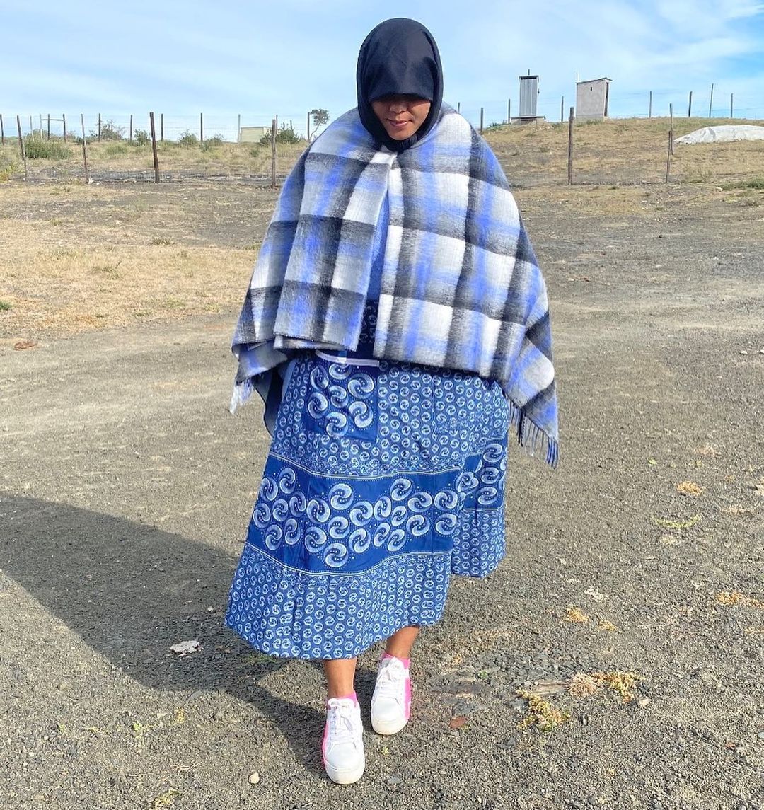 Simphiwe from Generations The Legacy 'Ayanda Foji' is slaying makoti outfits. Image: Instagram/asandafoji