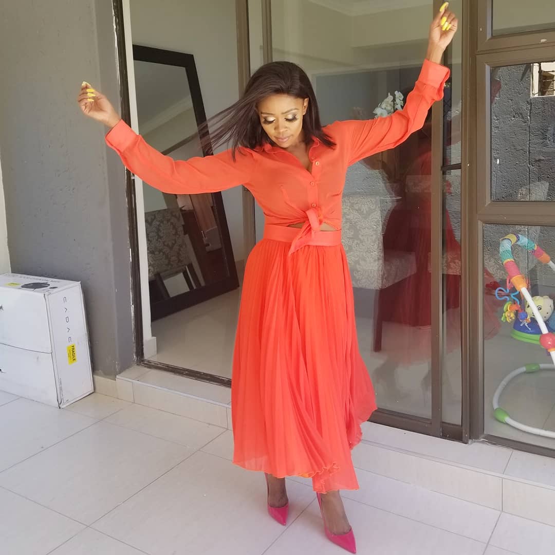 Thembi Seete: Image source @Instagram