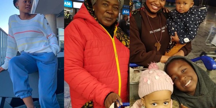 Gomora actress 'MamSonto' Connie Chiume and her five grandchildren impress Mzansi.-min