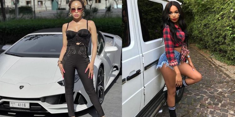 Khanyi Mbau and Bonang Matheba