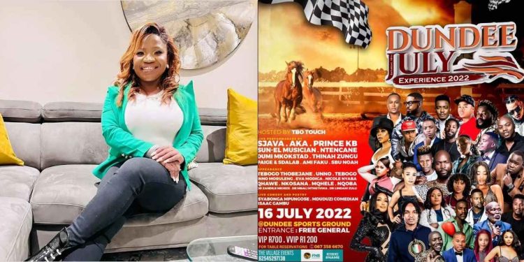 Makhadzi blueticks DundeeJulyExperience