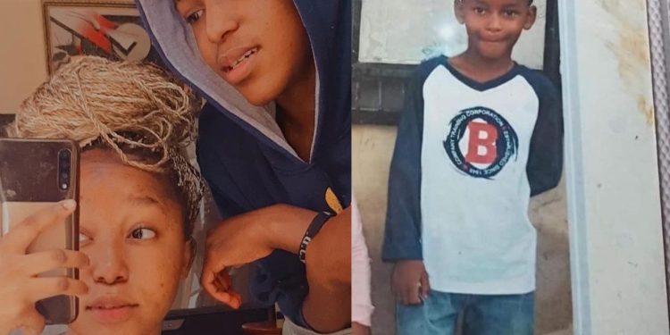 Sannah Mchunu twin children Ayabonga and Abongile