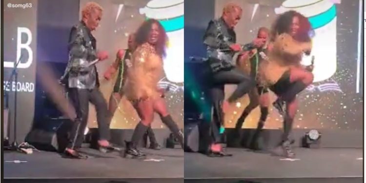Somizi and Makhadzi dance
