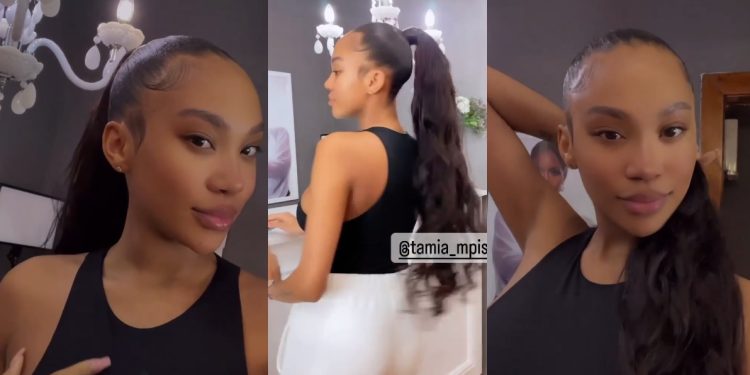 Tamia Mpisane flaunts her new hairstyle after being appointed Royal AM ladies Vice-Chairperson.