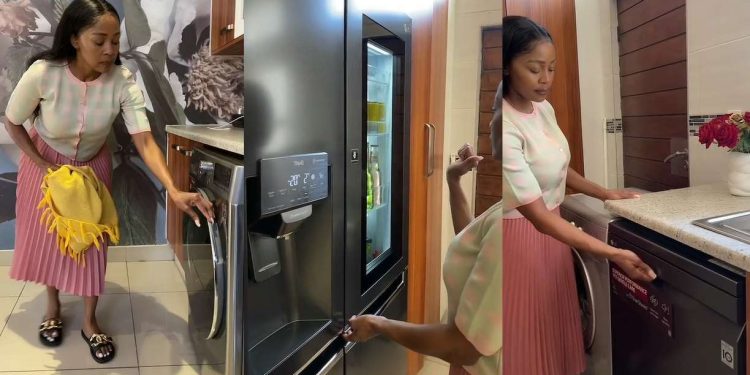 Thembi Seete's mordern kitchen