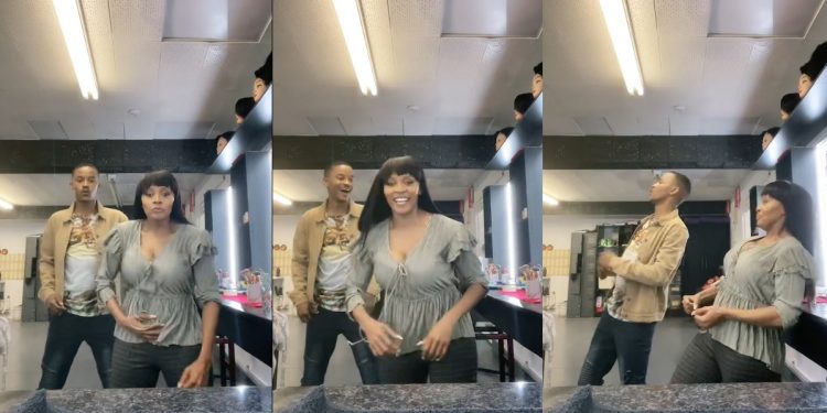 Watch Gomora actors Thembi ‘Gladys’ Seete and Sicelo ‘Teddy’ Buthelezi’s crazy moves