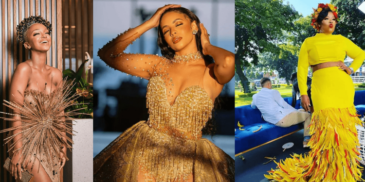 Nandi Madida, Thuli Phongolo, Anele Mdoda at Durban July