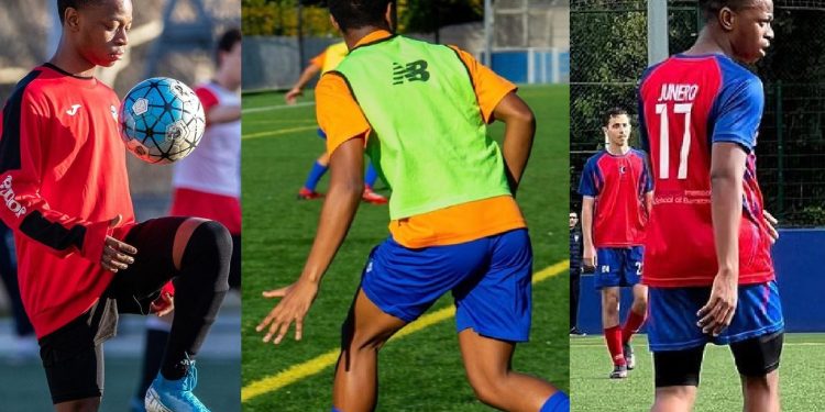 DJ Oskido's soccer star son Junero - Source: Instagram