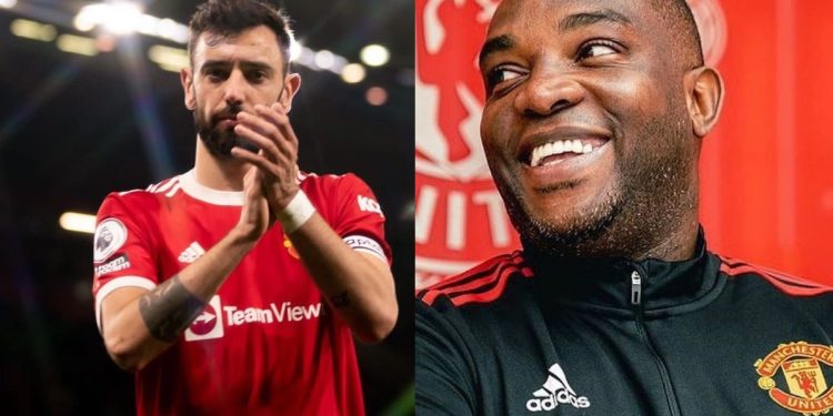 Manchester United's Bruno Fernandes shower praises on Benni McCarthy after Liverpool win