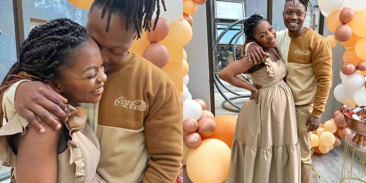 actress Busisiwe Mtshali from Thandeka's Diary's baby shower