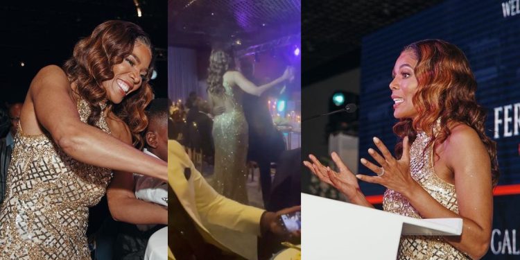 Watch: Connie Ferguson's ballroom dance moves and Ali's live perfomance at the Ferguson Foundation Gala impress Mzansi
