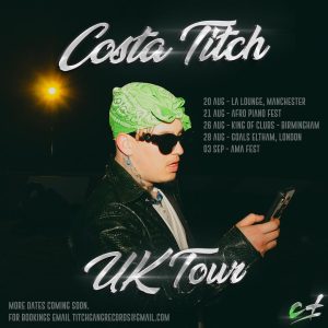 Costa Titch tour