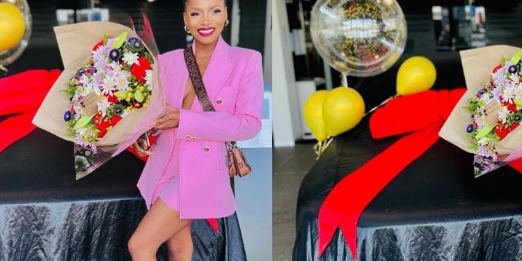 From Victoria falls into new tyres: Fired Gomora actress 'Asanda' Bukiwe Keva flaunts her new car a few days after Zimbabwe vacation