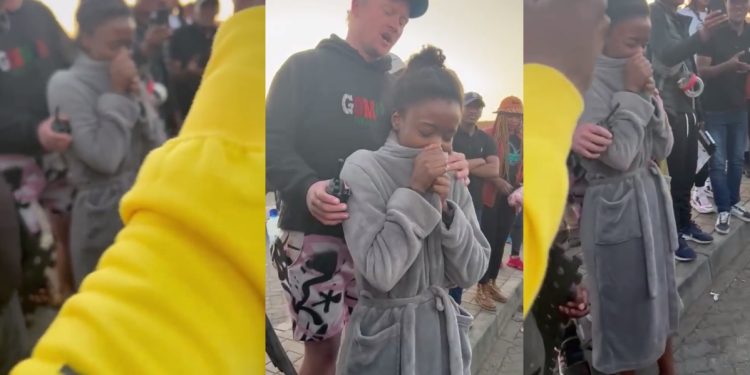 Watch: Heartbroken actress Buhle 'Ama Qamata' breaks into tears waving goodbye to Gomora