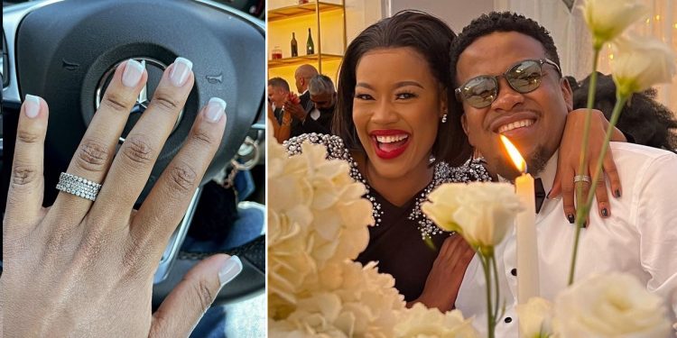 Mzansi ridicules Tshepi Vundla's ring after she got engaged to JR after 12 years - Source: Instagram