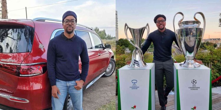 The Champions League of cars! Maps Maponyane shows flaunts a Mercedes ...