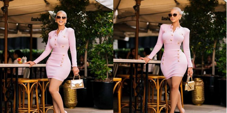 Mihlali Ndamase appears to be angaged to Leeroy Sidambe, as fans notice a ring