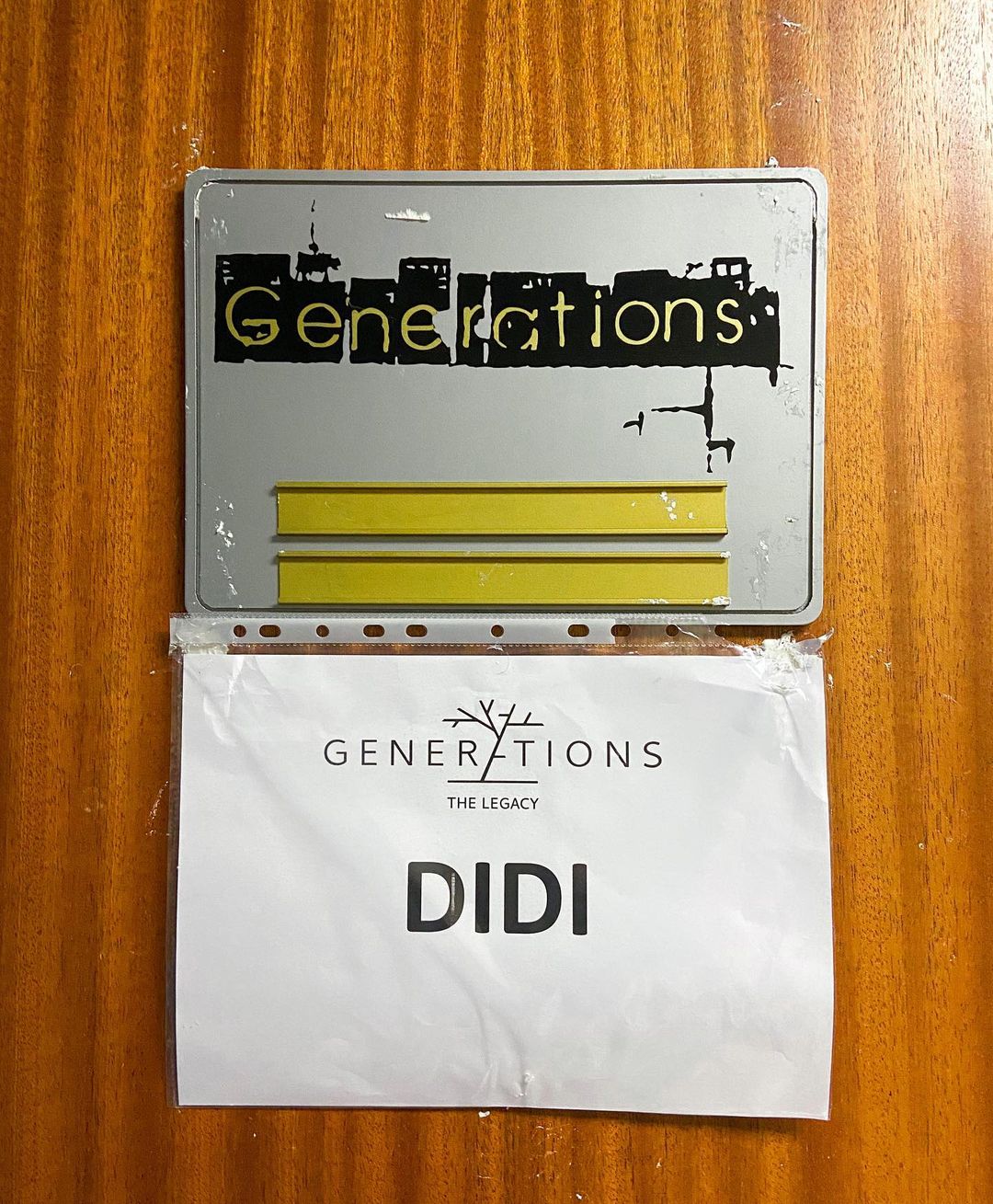 Generations' new actor character name