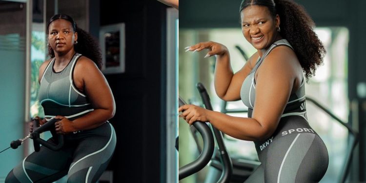 In pictures: Ageing MaMkhize hits the gym hard, seeking total summer body transformation
