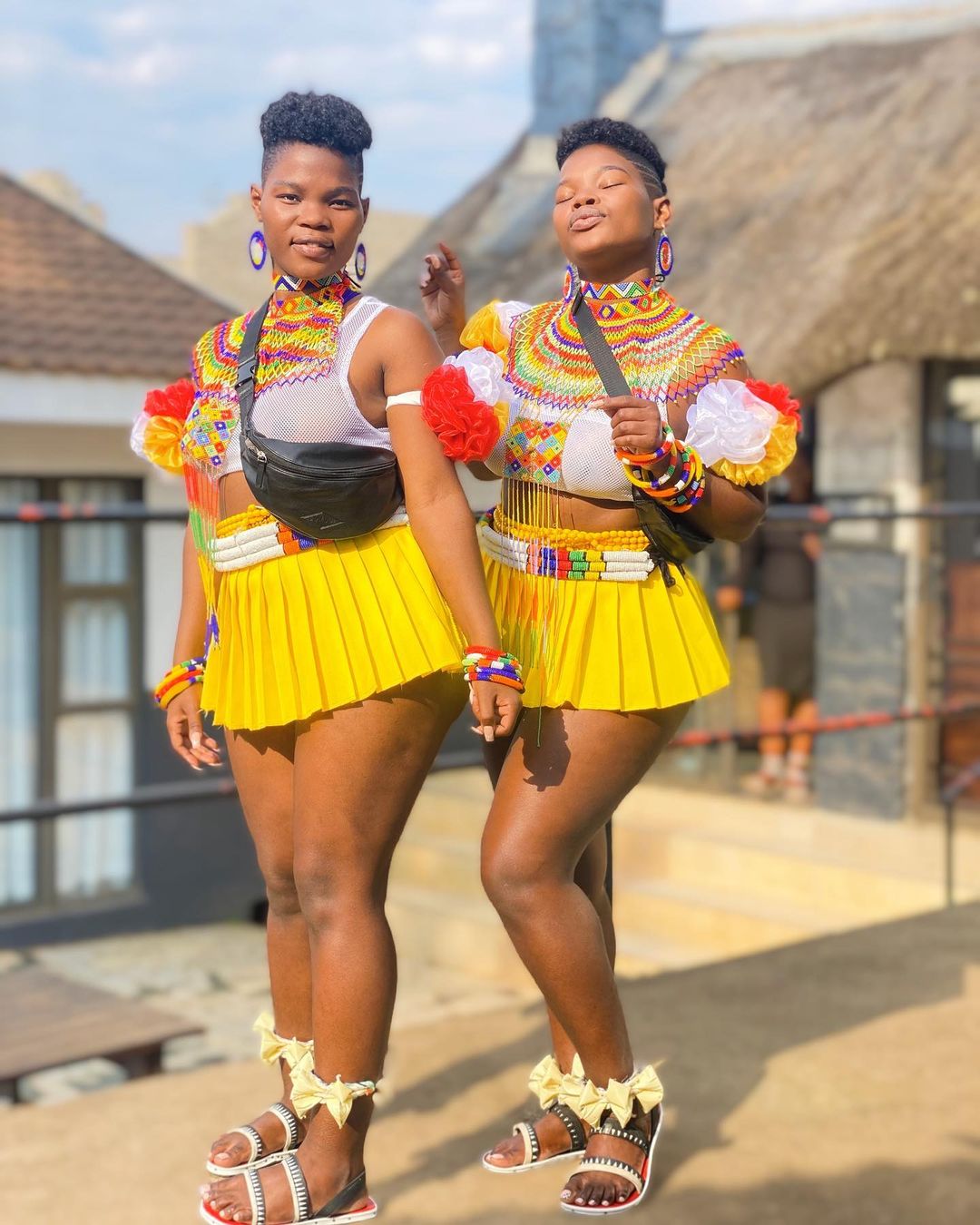 The Qwabe Twins at the Reed Dance