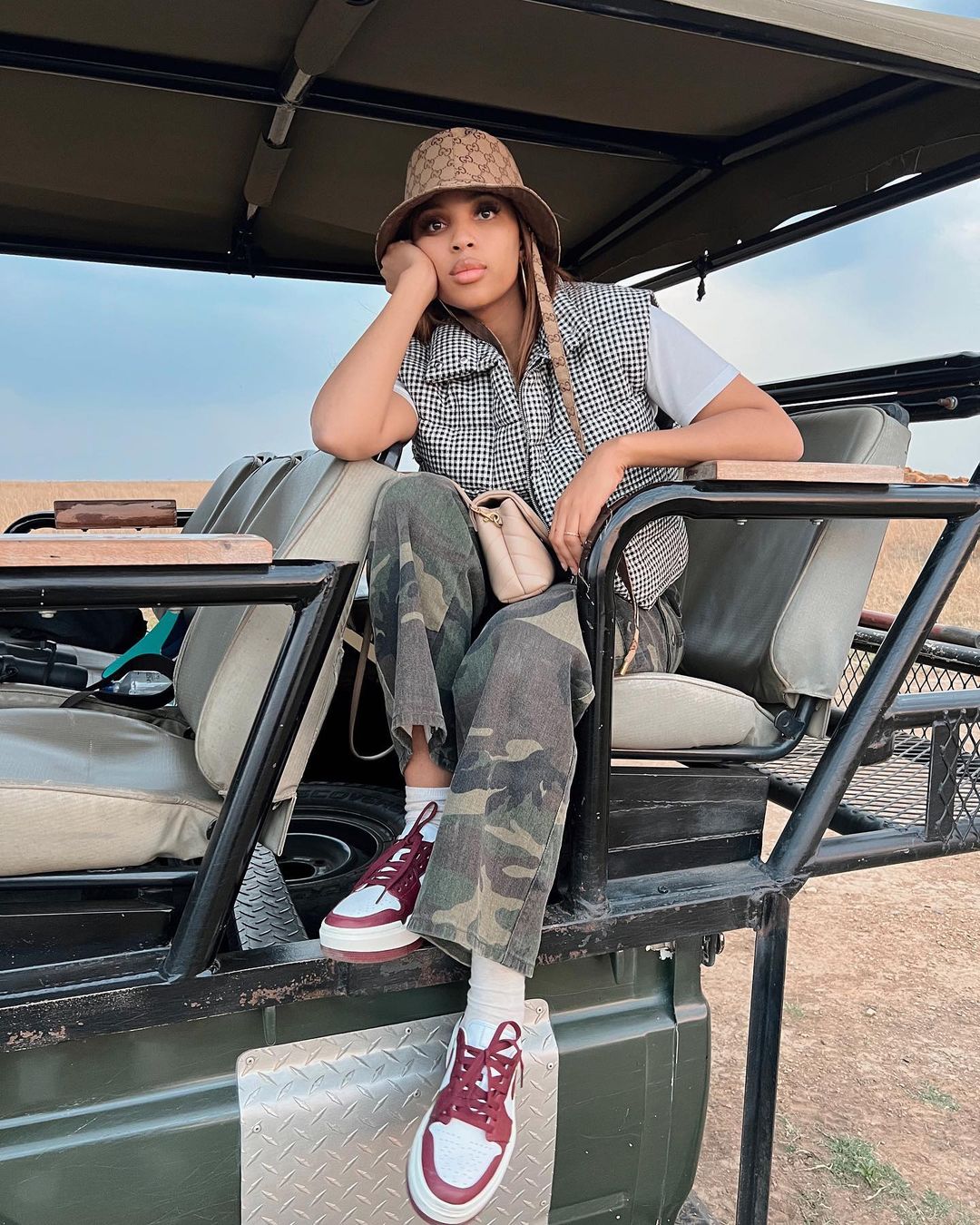 Linda Mtoba goes for a safari trip