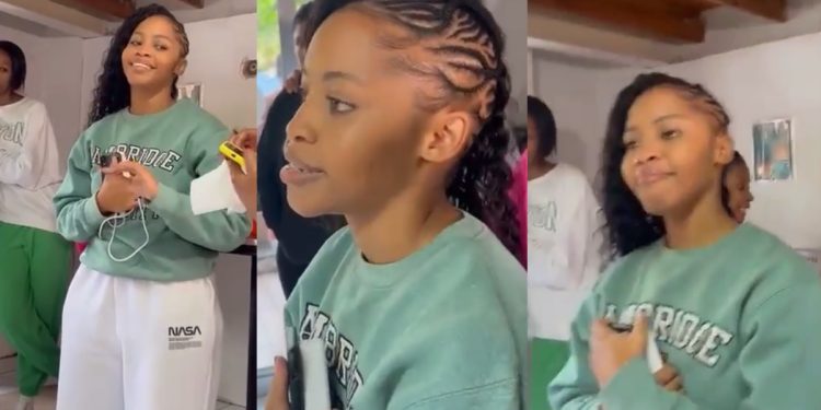 Gomora actress Mazet 'Siphesohle Ndaba' cries while giving Mam Sonto 'Connie Chiume' Lifetime achievement award speech