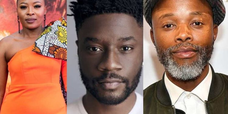 Lerato Mvelase,Charles Babalola and Thapelo Mokoena