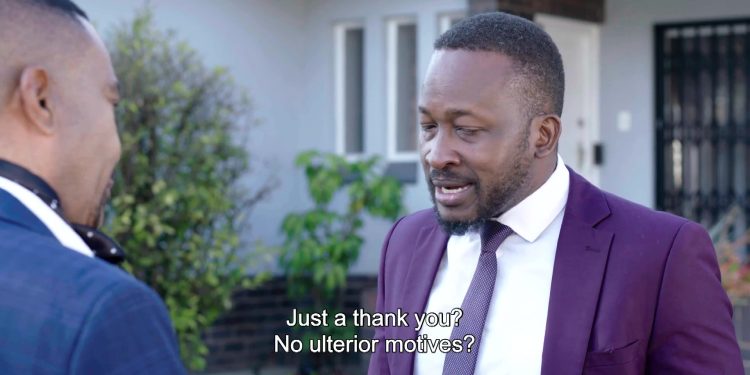 Marothi convinces an unsuspecting Alfred to accept his gift.