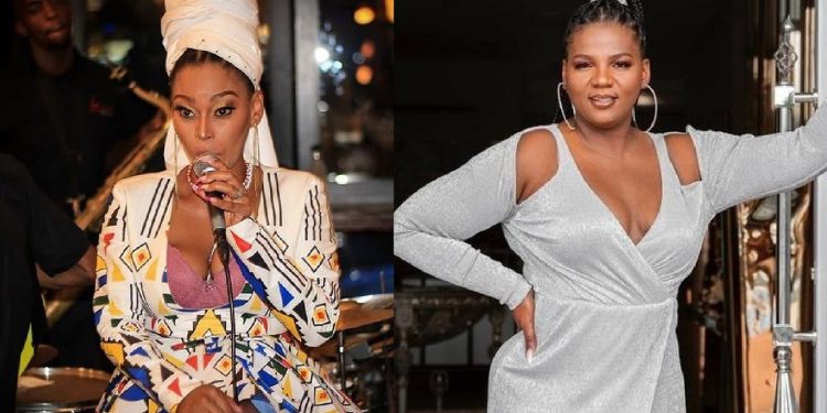 Letoya Makhene with MaMkize: Image source @Instagram