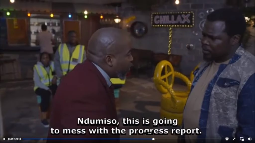 Ndumiso's project is at a stand still