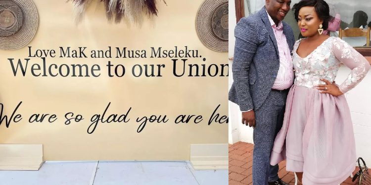 Musa and wife Thobile Mseleku. Image Credit: Instagram