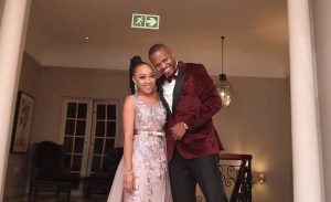 Thando Thabethe and Frans Mashao