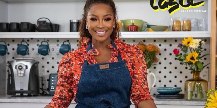 Lorna Maseko in the Taste of London kitchen