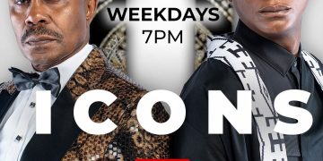 Vusi Kunene and Warren Masemola in House of Zwide