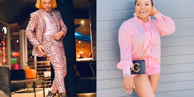 Somizi shows off the feast of food Makhadzi cooked for him