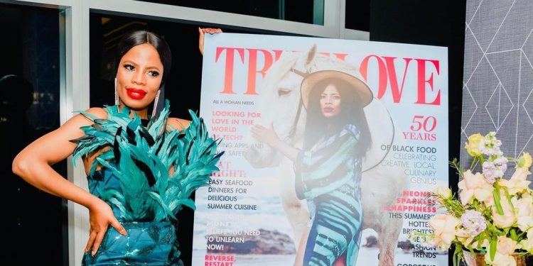 Faith from House of Zwide "Winnie Ntshaba" celebrates being the cover of TRUELOVE magazine
