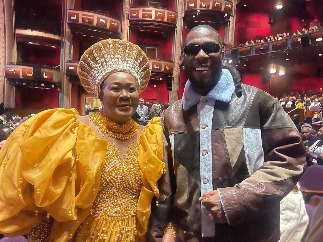 Gomora actress Connie Chiume with BurnaBoy - Source: Instagram