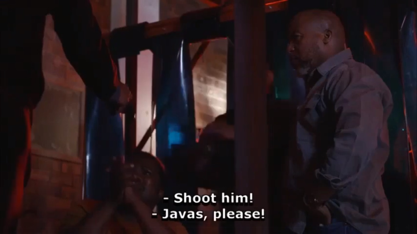 Javas almost kills Ndu as an undercover cop