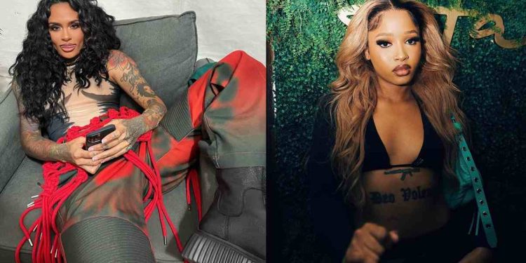 Kehlani and Uncle Waffles