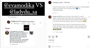Lady Du and Eva Modika fight