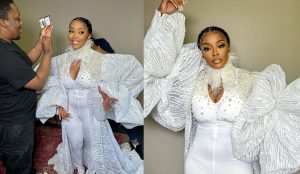 Thembi Seete's outfit