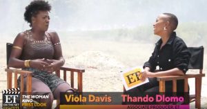 Thando Dlomo interviewing Viola Davis