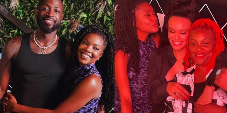 Gabrielle Union and Dwayne Wade in South Africa