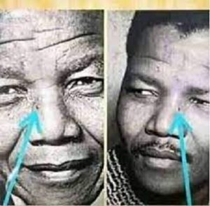 Gibson Makanda and Nelson Mandela in one picture