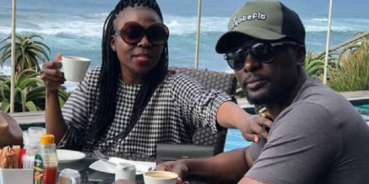 Tony Kgoroge and his wife Sthandiwe