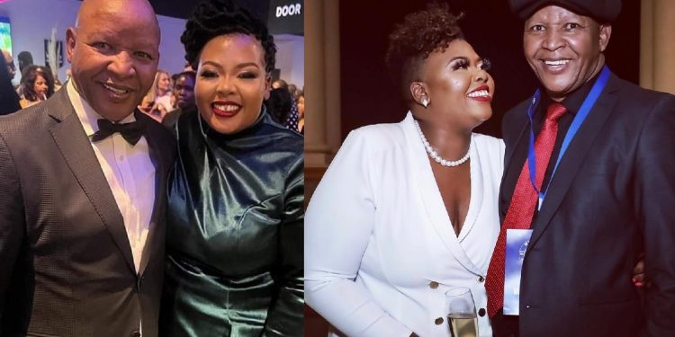 Anele Mdoda with her father - Source: Instagram