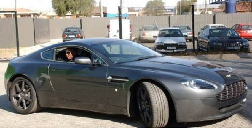 Teko Modise's Aston Martin DB9 - Source: Instagram