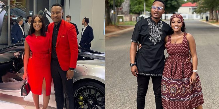Khanyi Mbau's ex-Tebogo Lerole with his daughter - Source: Instagram