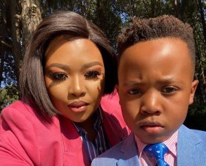 Anele Mdoda's son Alakhe