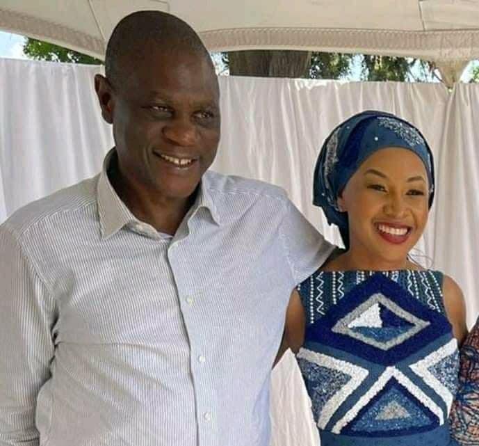 Paul Mashatile and his new wife Humile Mjongile